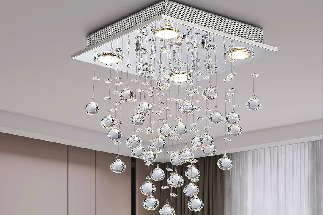 Elegante Kristalltropfen Lüsterlampe